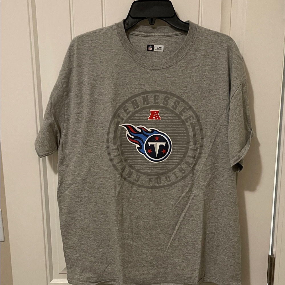 Team Apparel Gray Tennessee Titans Short Sleeve Tee size xl